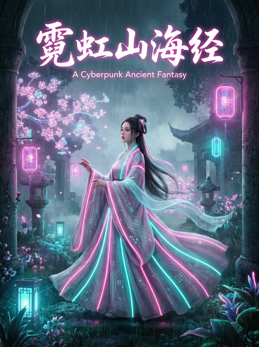 苹果遭起诉 古风奇缘短剧 - 霓虹山海经海报